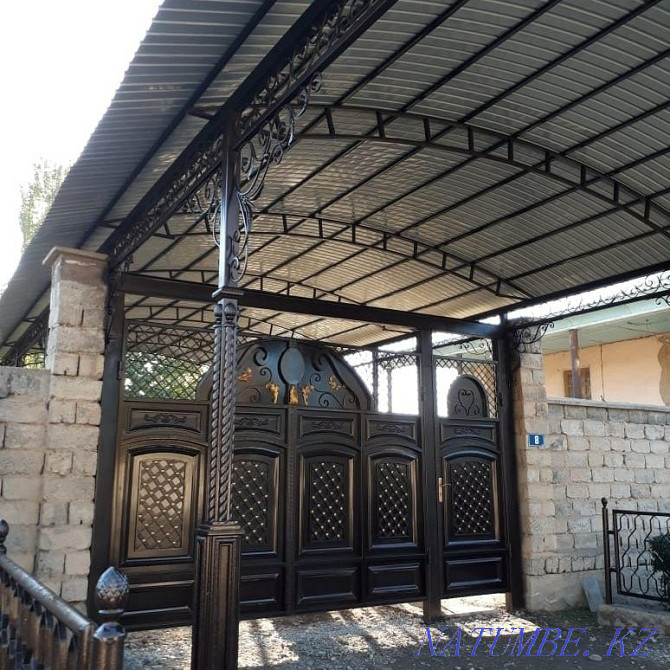 We do all kinds of welding work farm awnings shop door gates Turkestan - photo 5