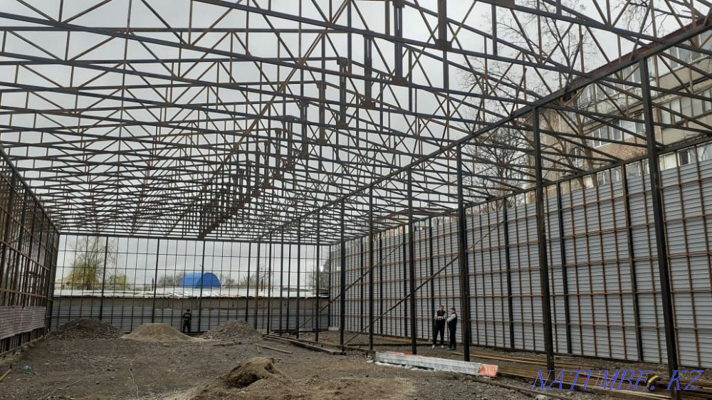 Мы делаем всех видов сварочных работ фермы навесы магазин варот двери Туркестан - изображение 1