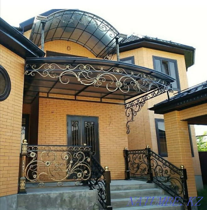 Production of forged entrance groups, doors, gratings, gates, etc. Ust-Kamenogorsk - photo 3