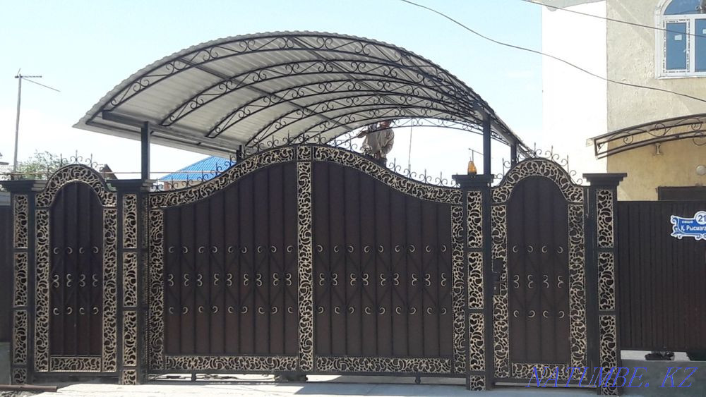 Ворота и навесы, козырки, решетки любой сложности Атырау - изображение 6
