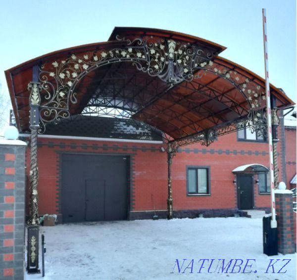 Ворота и навесы, козырки, решетки любой сложности Атырау - изображение 2