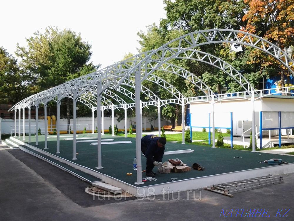 Ворота и навесы, козырки, решетки любой сложности Атырау - изображение 4