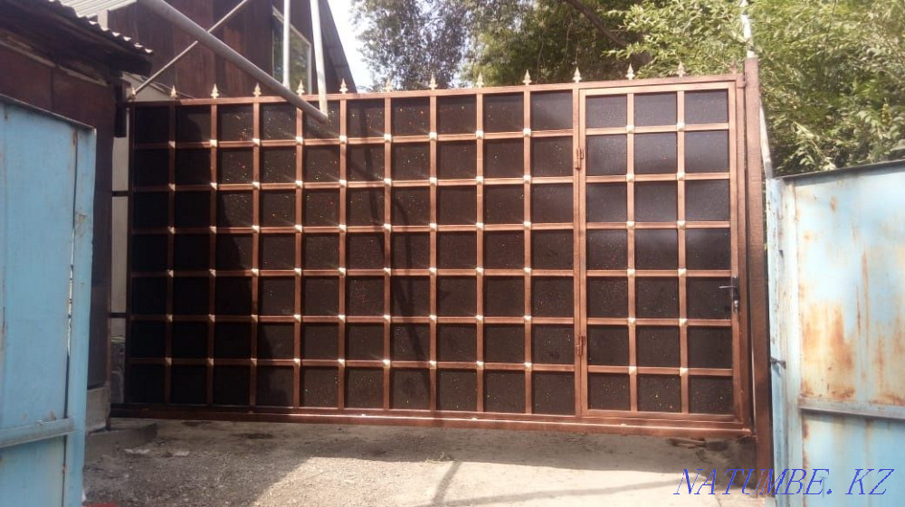 Ворота консольные и распашные. Акция! Талгар - изображение 3