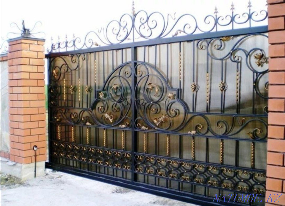 Навес. Ворота. Новес. Перила. Калитка. Тапчан. Забор. Решетка Каскелен - изображение 3