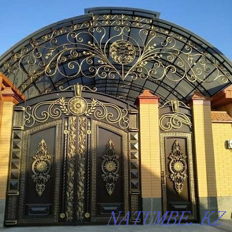 Varota. Gates. Canopy. Shatyr. Kolitka. Fence. Railing. Almaty - photo 1