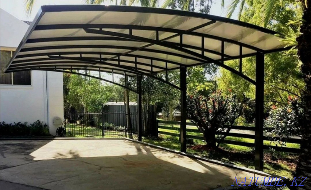 Варота. Ворота. Навес. Шатыр. Колитка. Забор. Перила. Алматы - изображение 8