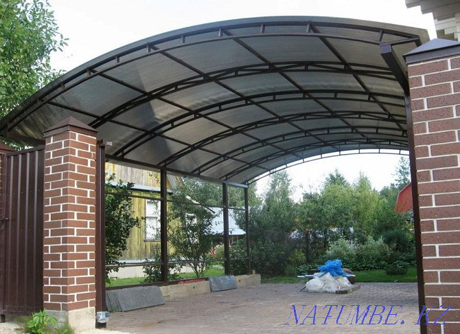 Canopy. Noves. Varota. Gates. Gate. Tapchan. Railing. Gate Almaty - photo 3