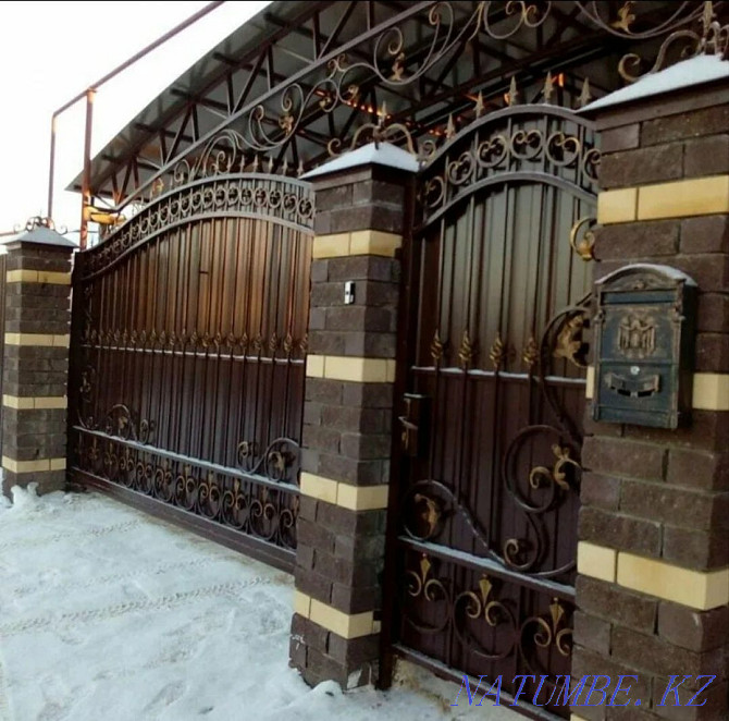 Canopy. Noves. Varota. Gates. Gate. Tapchan. Railing. Gate Almaty - photo 6