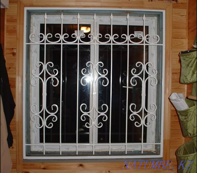 Lattices on windows, protection against falling out of children, railings, awnings, barbecue grills Oral - photo 5