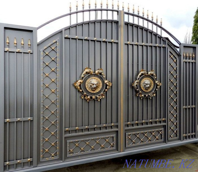 Fence. Gates. Gate. Covered yard. Karagandy - photo 8