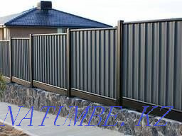 Fence. Gates. Gate. Covered yard. Karagandy - photo 2