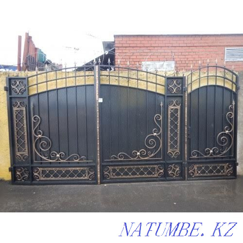 Fence. Gates. Gate. Covered yard. Karagandy - photo 3