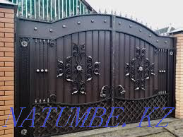 Fence. Gates. Gate. Covered yard. Karagandy - photo 6