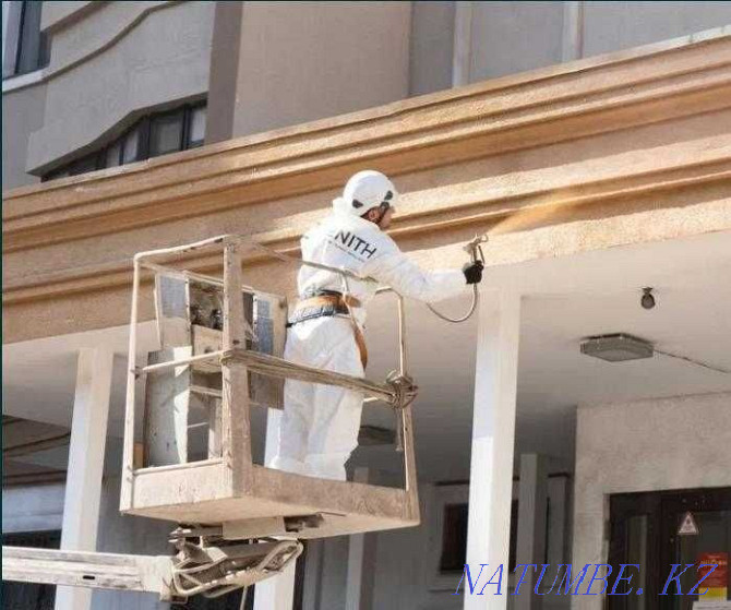 Painting of facades in Atyrau. Warranty from 2 years Atyrau - photo 2