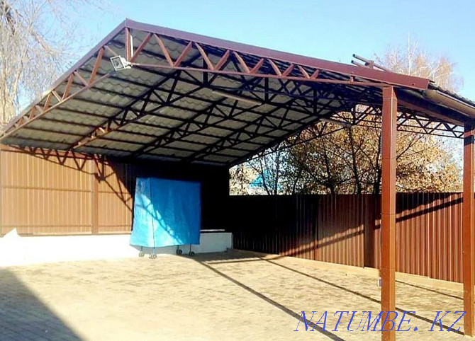 Gate, canopy, Gate, Shatyr, Grille, Railing, stairs to order!!! Almaty - photo 3