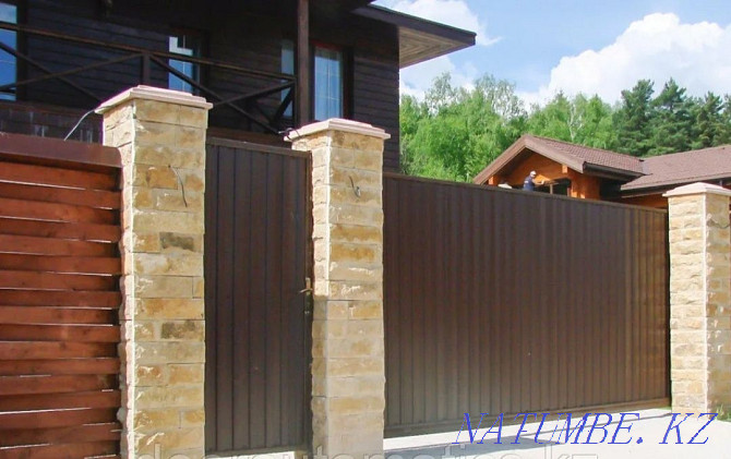Gates. Canopy. Railing. Tapchan. Varota. Ladder Lattice to order Almaty Almaty - photo 3
