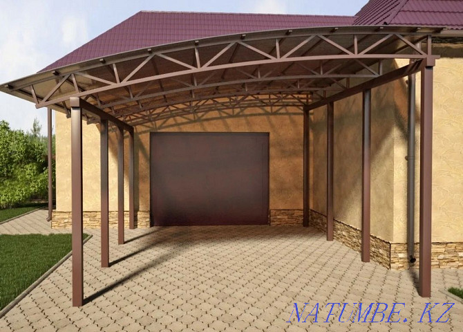 Gates. Canopy. Railing. Tapchan. Varota. Ladder Lattice to order Almaty Almaty - photo 8