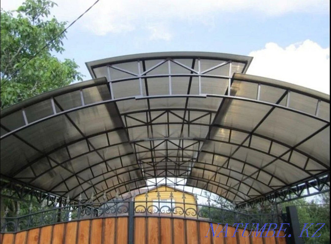 Gates. Canopy. Railing. Tapchan. Varota. Ladder Lattice to order Almaty Almaty - photo 7