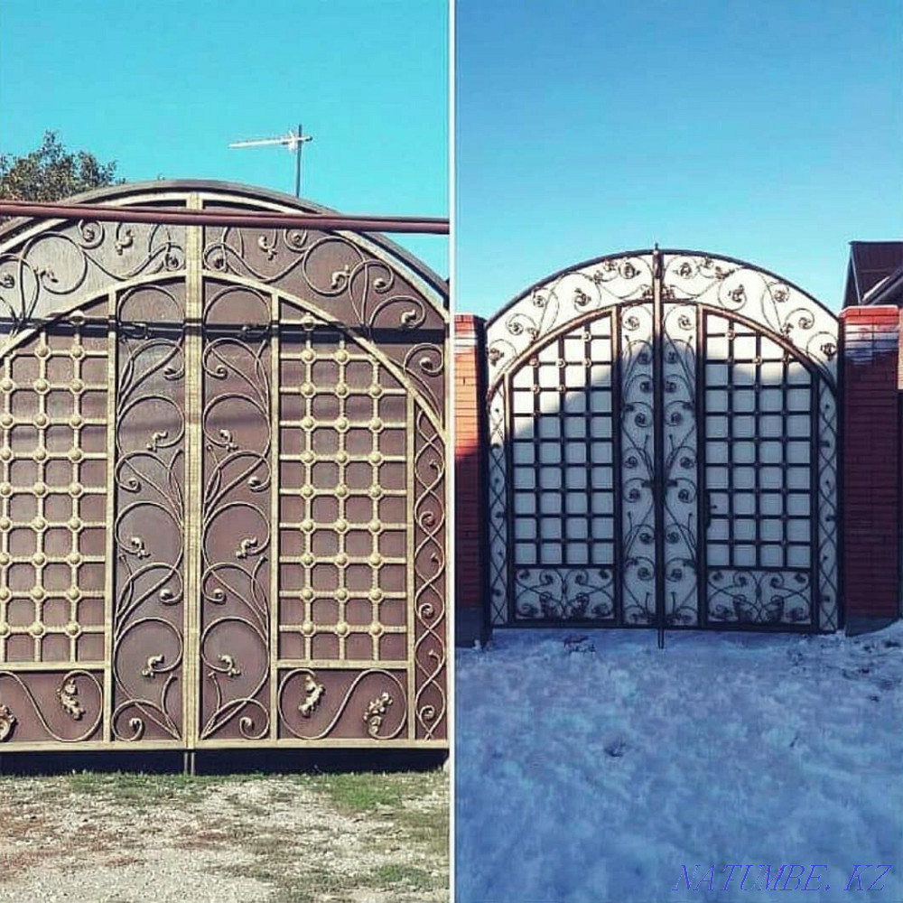 Ворота на заказ Алматы. Калитка Навес. Калитка на заказ! Алматы - изображение 1