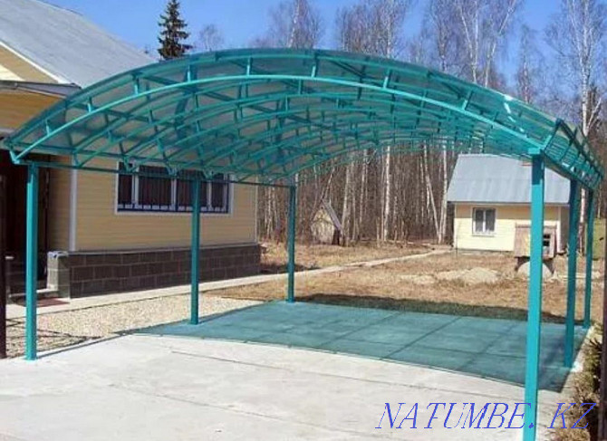 Gates. Canopy. Varota. Gate. Railing. Stairs. Tapchan Almaty - photo 3