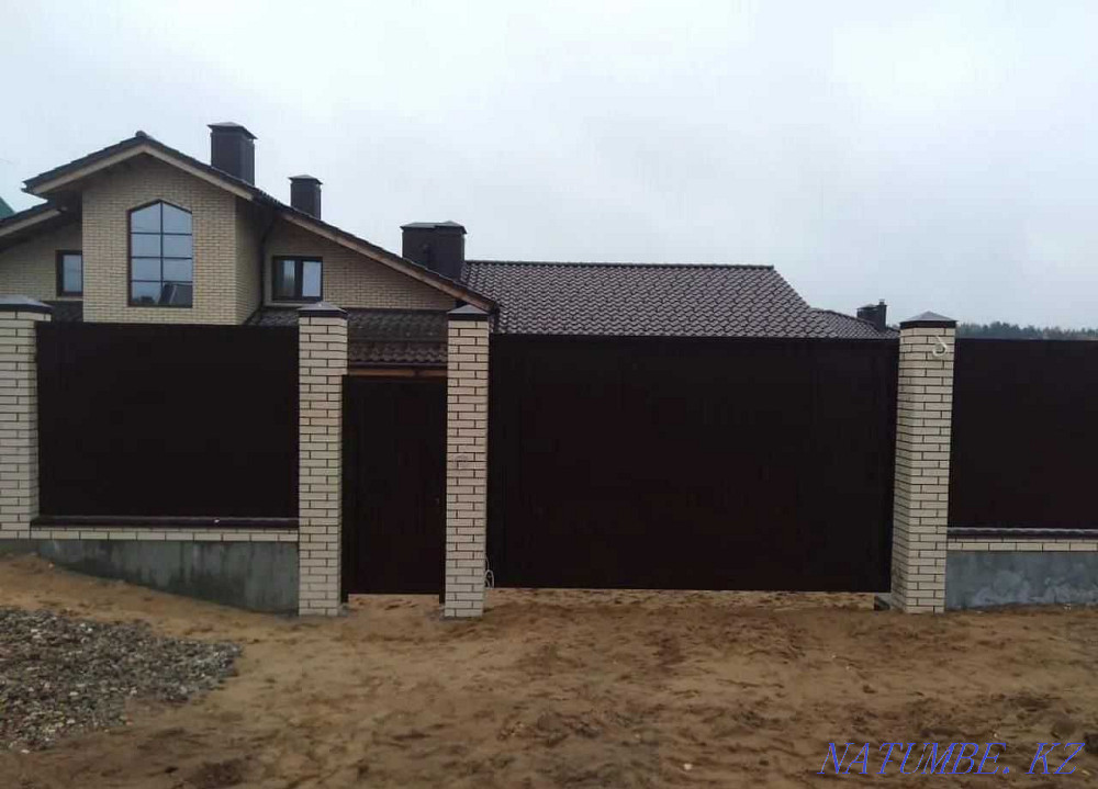 Кованые ворота ,Калитки, Заборы, Навесы Замер+Доставка+Установка Актобе - изображение 2