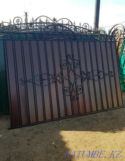 Кованые ворота ,Калитки, Заборы, Навесы Замер+Доставка+Установка Актобе - изображение 4