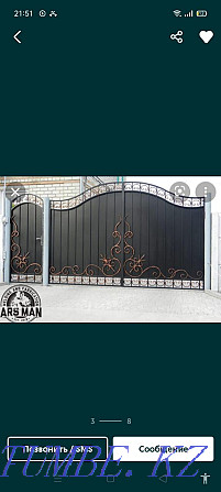 gate manufacturing fence Ust-Kamenogorsk - photo 2