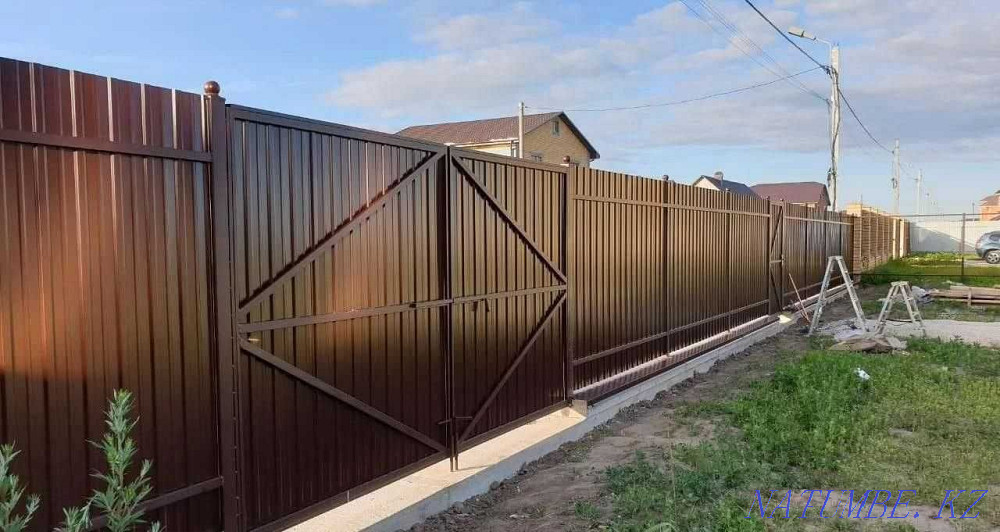 Тапсырыс бойынша шатыр, қақпа, дәнекерлеу, дарбаза, соғу, беседка, рельс  Ақтөбе  - изображение 2