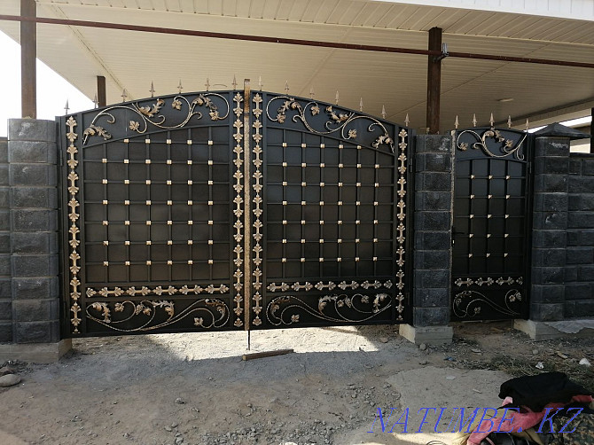 Production of any metal products: Gates, doors, awnings, etc. Almaty - photo 4