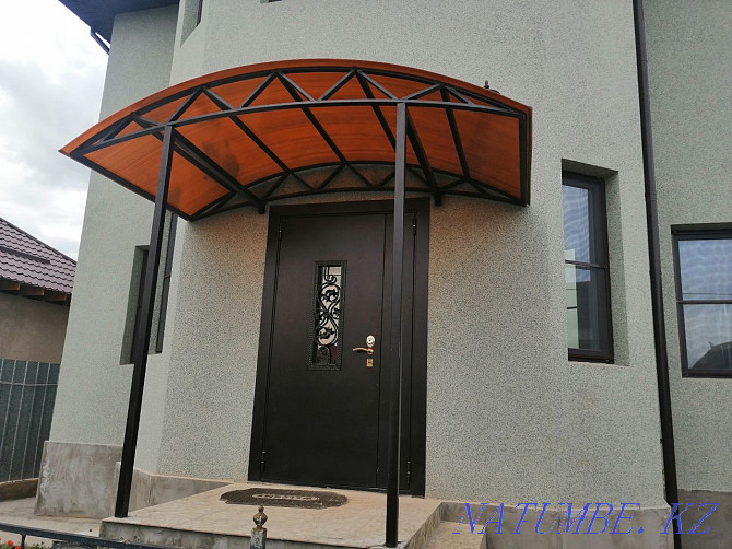 Production of any metal products: Gates, doors, awnings, etc. Almaty - photo 8