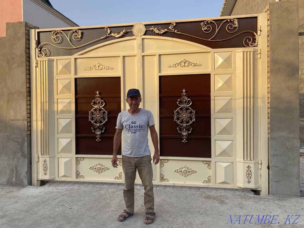 High Quality Gate Elitaliq And Simple Darbaza Wicket Door Canopy Astana - photo 8