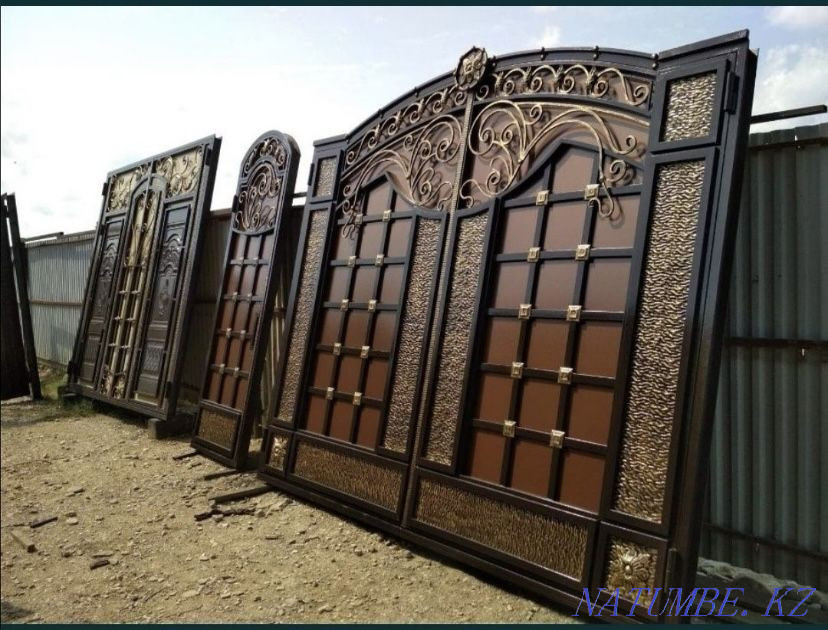 High Quality Gate Elitaliq And Simple Darbaza Wicket Door Canopy Astana - photo 1