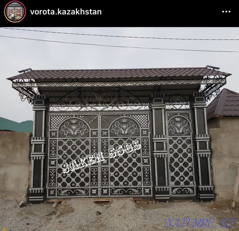 Шымкент Ворота (Каталг через ватсап Навес Арка Элитный Новинки Дизайн Алматы - изображение 3