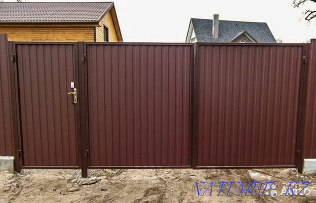 Metal gates to order Ust-Kamenogorsk - photo 3