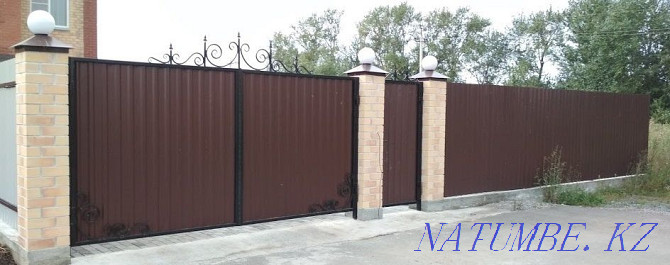 Metal gates to order Ust-Kamenogorsk - photo 4