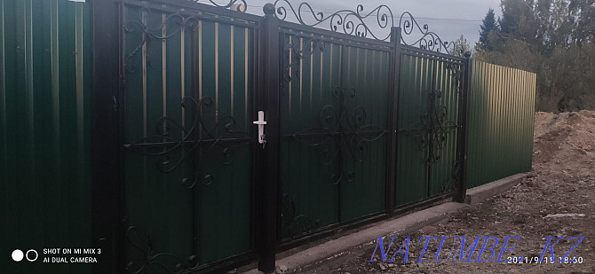 Metal gates to order Ust-Kamenogorsk - photo 1