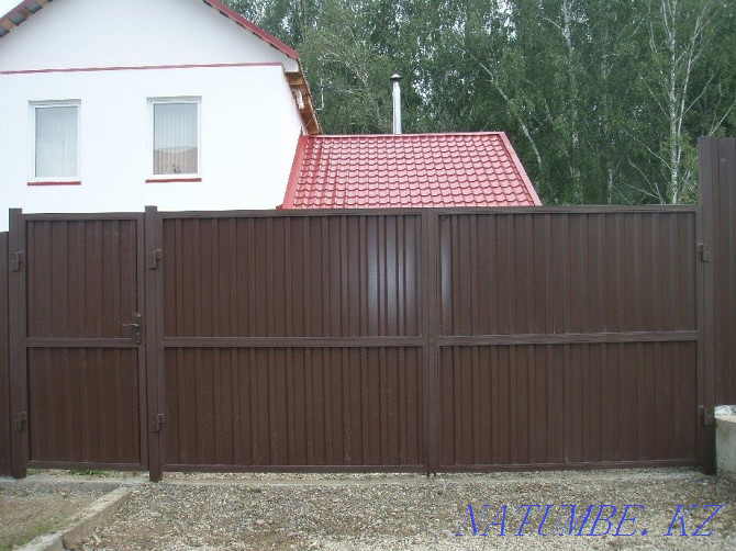 Metal gates to order Ust-Kamenogorsk - photo 6