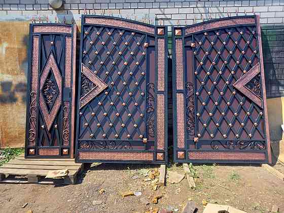 Ворота заборы продам также изготовим на заказ от простых до элитных Pavlodar