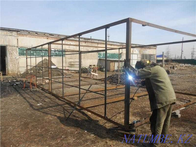WELDER ON THE DEPARTURE, gates, awnings, gazebos, electric welding Almaty - photo 3