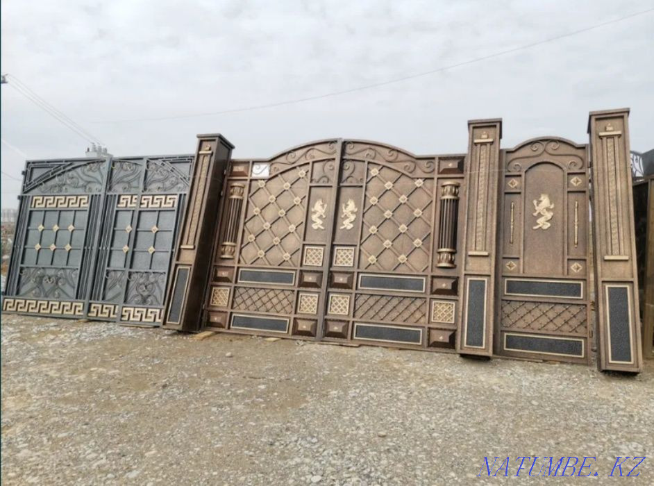 ВОРОТА Изготовление - KASPI Рассрочка - Сварочные Работы. Навес Арка. Шымкент - изображение 2