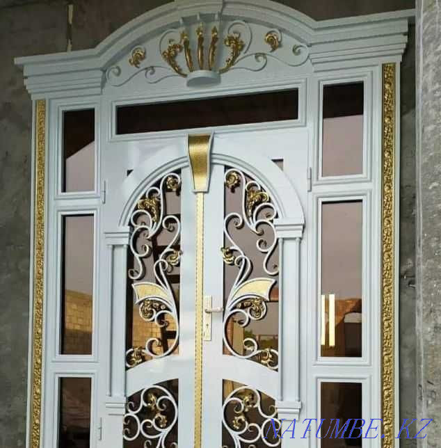 Изготовление - ВОРОТА. KASPI Рассрочка. Кредит Сварочные работы. Навес Шымкент - изображение 5