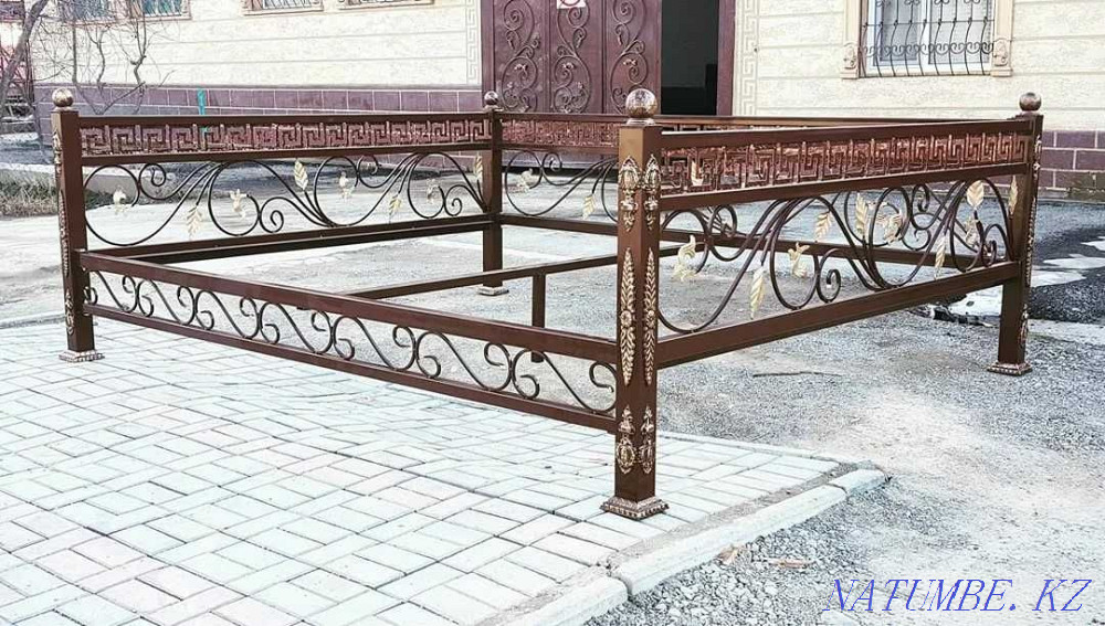 Изготовление - ВОРОТА. KASPI Рассрочка. Кредит Сварочные работы. Навес Шымкент - изображение 6