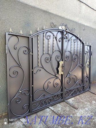 Gates. Fence. Gate. Covered yard. Karagandy - photo 6
