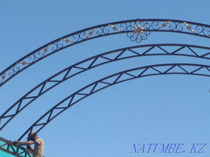 Canopy!! Carport!! Welder measured for free!! Gates with automatic Almaty - photo 3