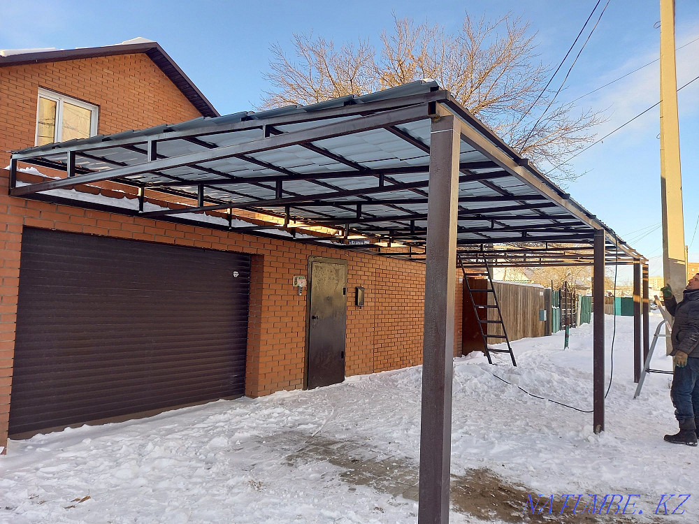 Металлический ворота заборы лестницы перила двери решотки Павлодар - изображение 2