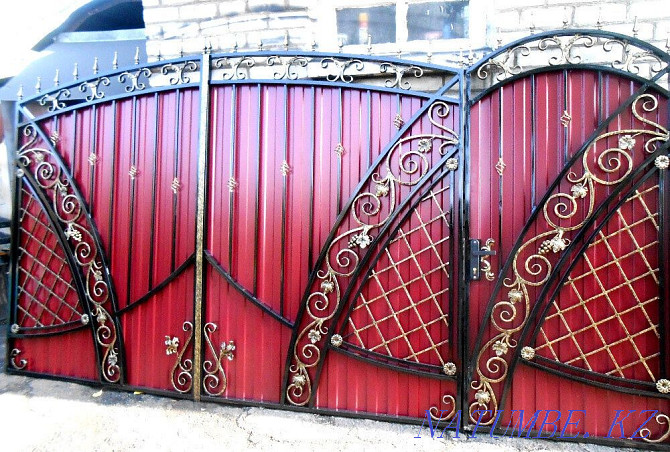 Gate fences lattice metal Pavlodar - photo 1