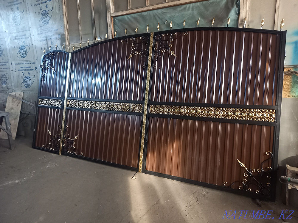 Gate fences lattice metal Pavlodar - photo 7