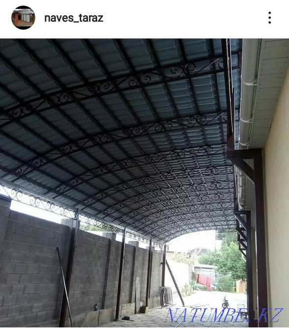 I make awnings lattice fence gate Балуана Шолака - photo 6