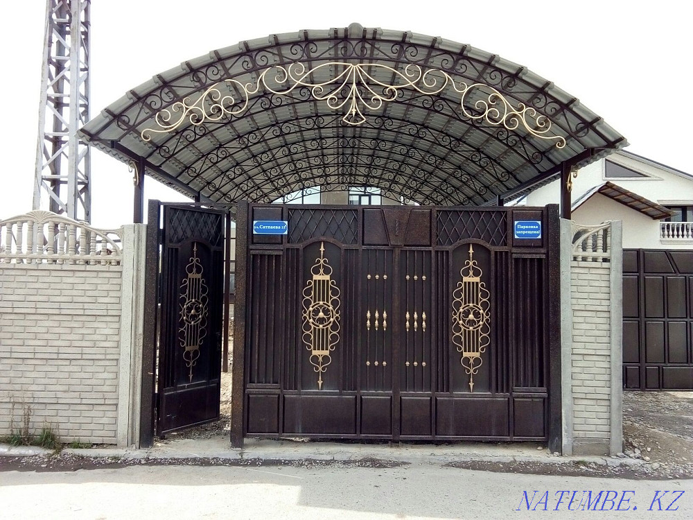 I make awnings lattice fence gate Балуана Шолака - photo 2