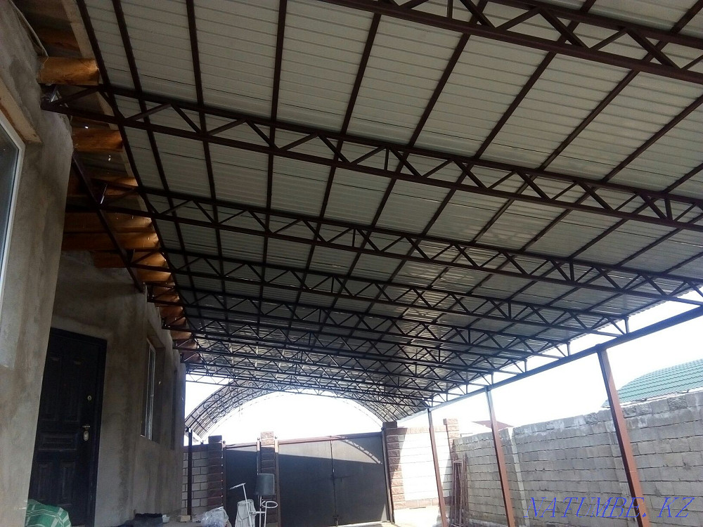 I make awnings lattice fence gate Балуана Шолака - photo 3